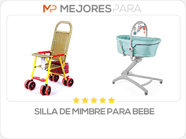 silla de mimbre para bebe