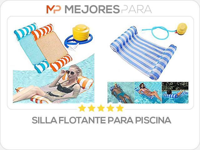 silla flotante para piscina