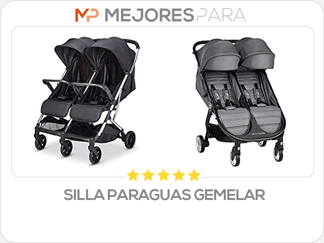 silla paraguas gemelar