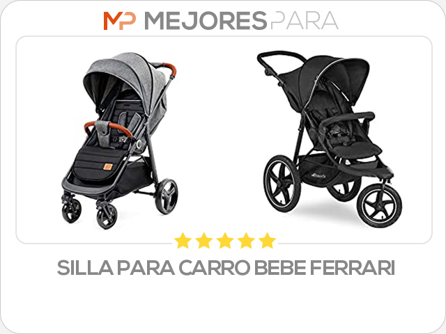 silla para carro bebe ferrari