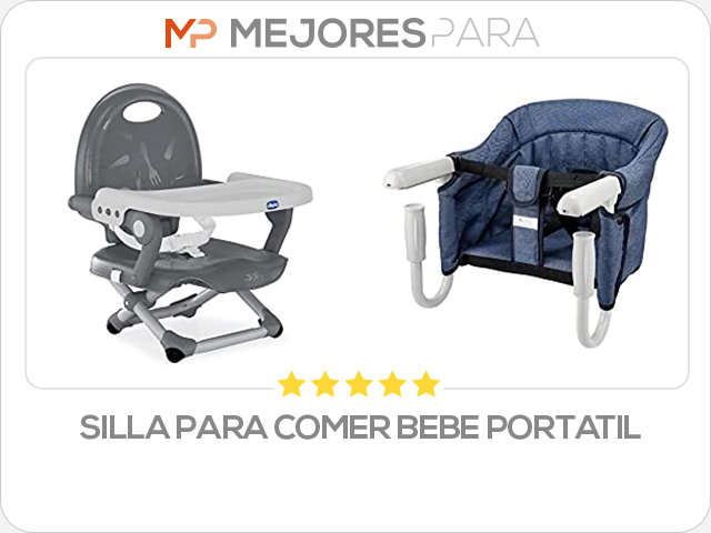 silla para comer bebe portatil