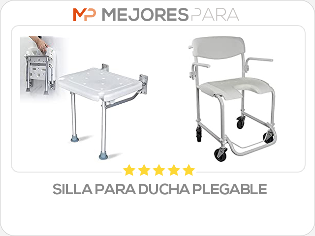 silla para ducha plegable