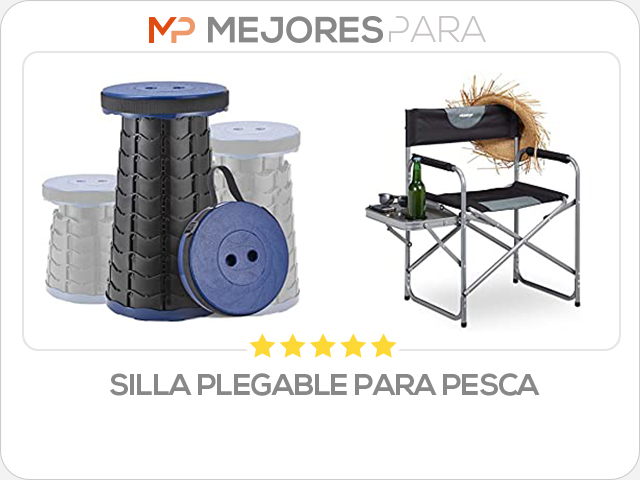 silla plegable para pesca