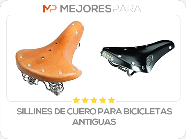 sillines de cuero para bicicletas antiguas