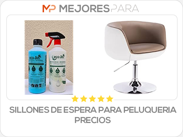 sillones de espera para peluqueria precios