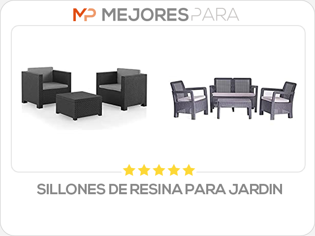 sillones de resina para jardin