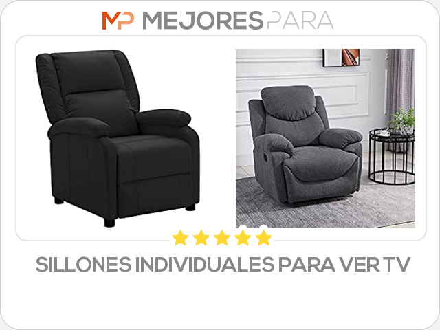 sillones individuales para ver tv