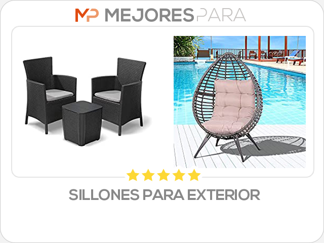 sillones para exterior