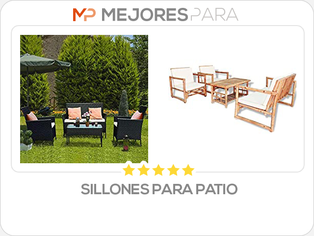 sillones para patio