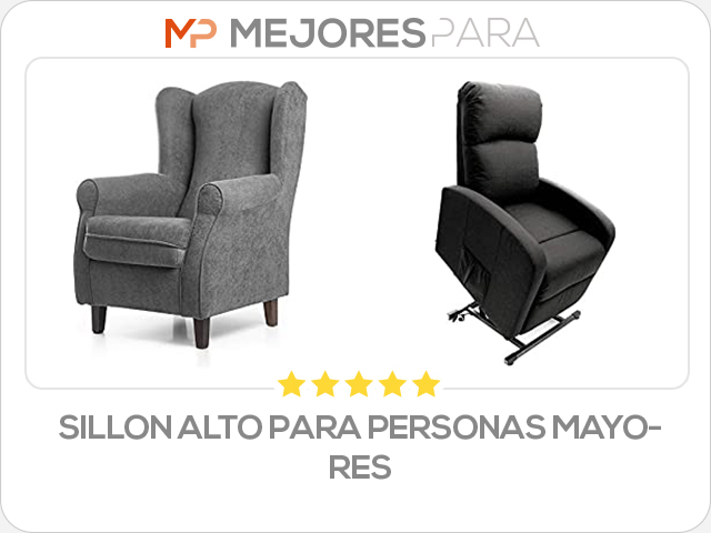 sillon alto para personas mayores