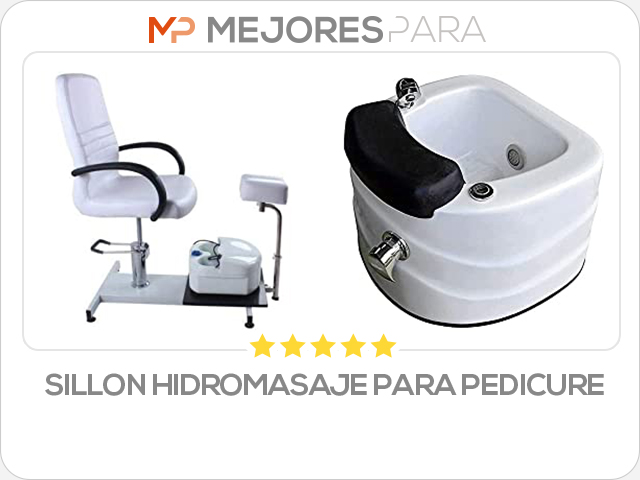 sillon hidromasaje para pedicure