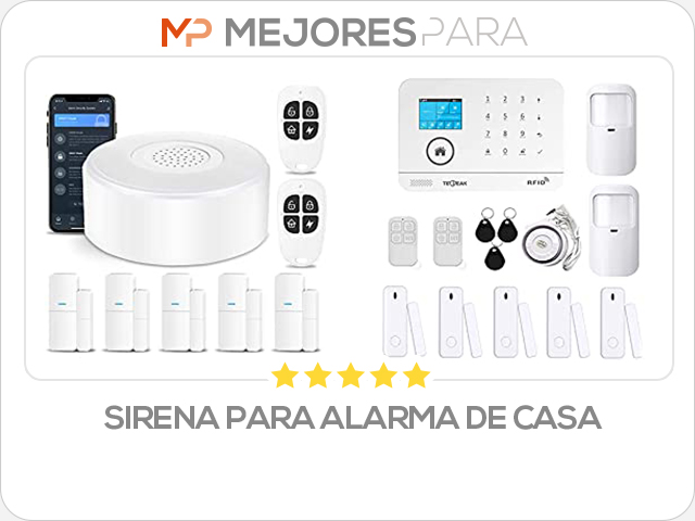 sirena para alarma de casa