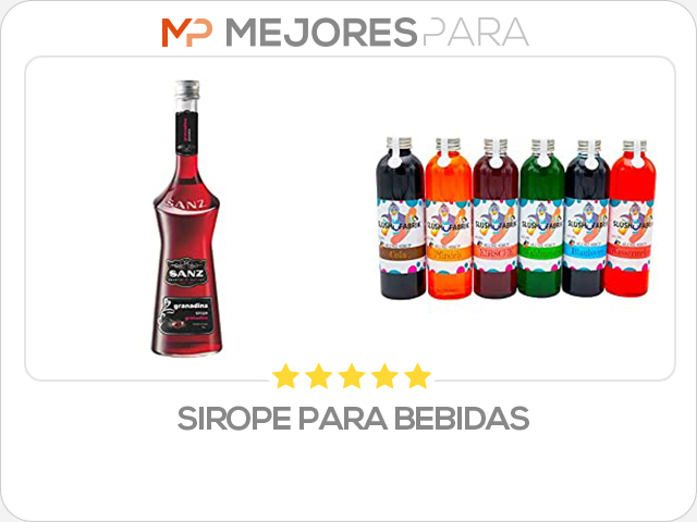 sirope para bebidas