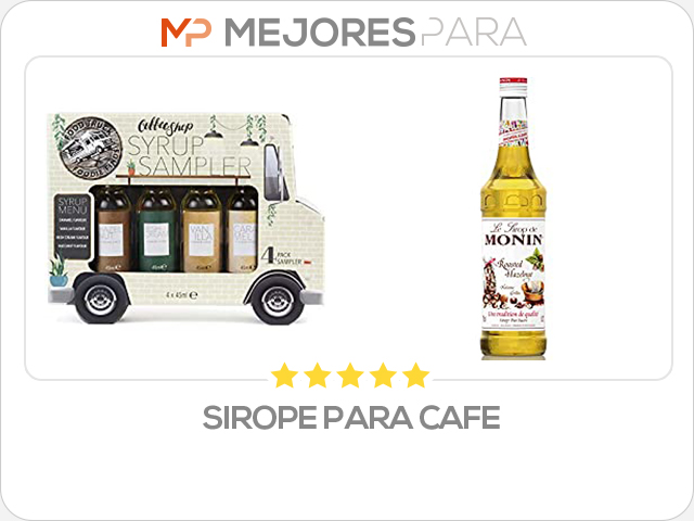 sirope para cafe