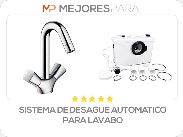 sistema de desague automatico para lavabo