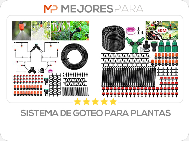 sistema de goteo para plantas