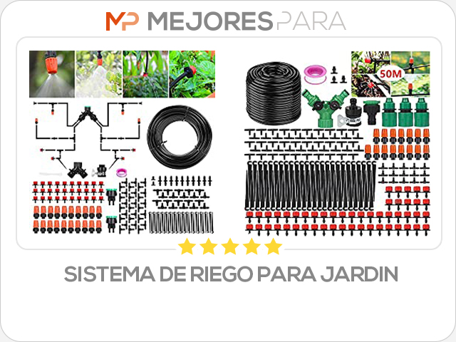 sistema de riego para jardin