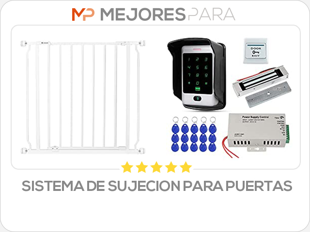 sistema de sujecion para puertas