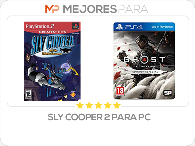 sly cooper 2 para pc