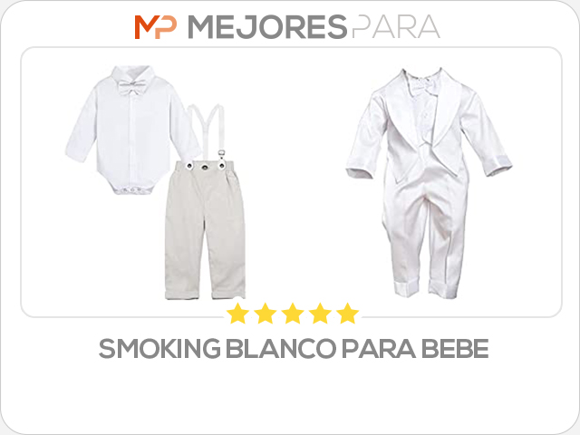 smoking blanco para bebe