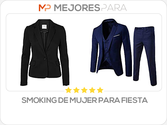 smoking de mujer para fiesta