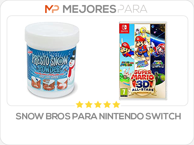 snow bros para nintendo switch