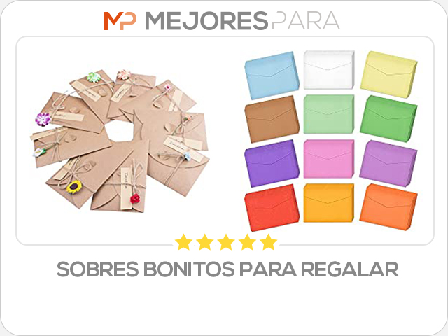 sobres bonitos para regalar