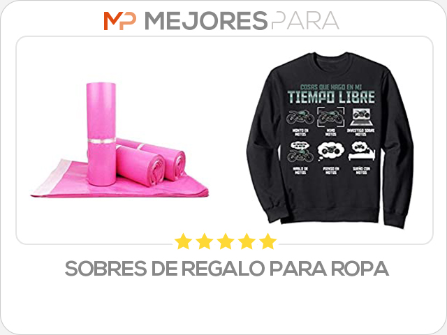 sobres de regalo para ropa