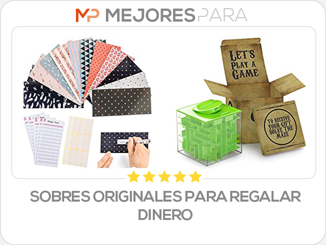 sobres originales para regalar dinero