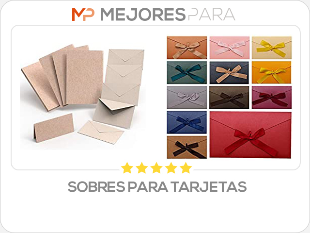 sobres para tarjetas