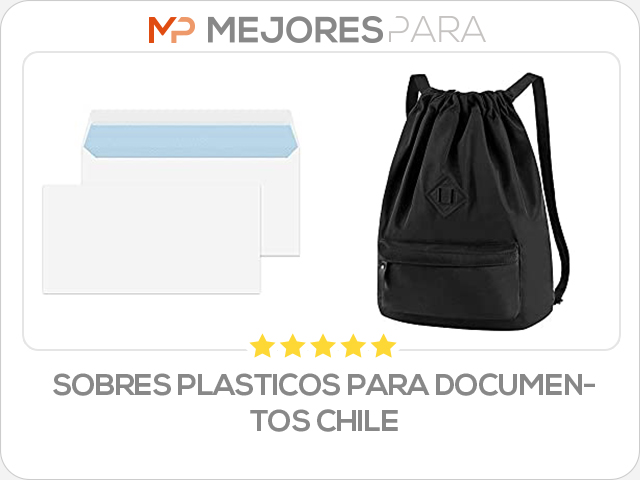 sobres plasticos para documentos chile