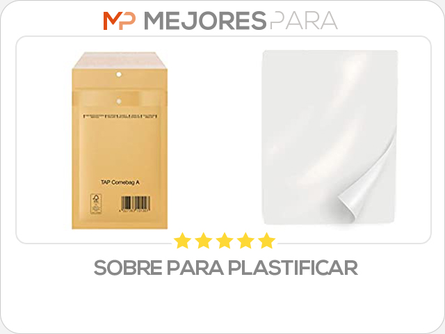 sobre para plastificar