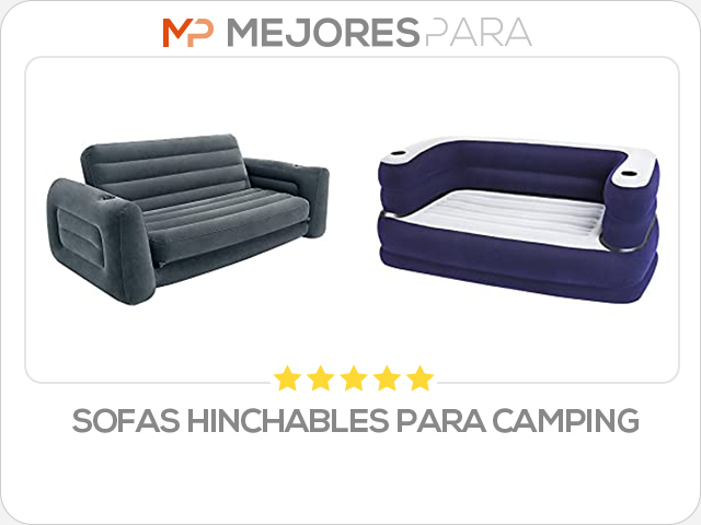 sofas hinchables para camping