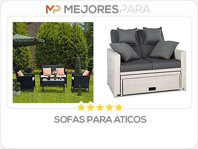 sofas para aticos