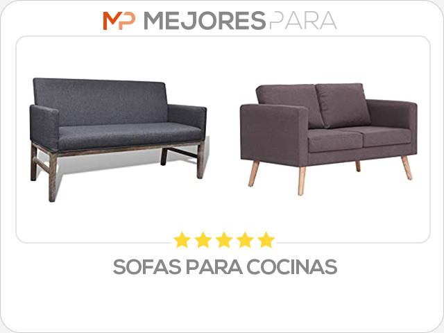 sofas para cocinas