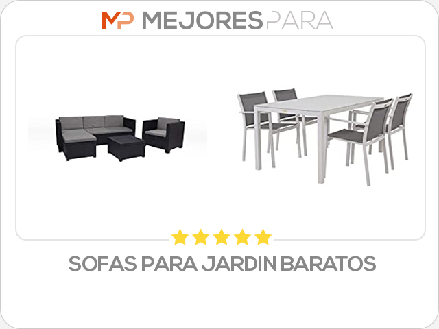 sofas para jardin baratos