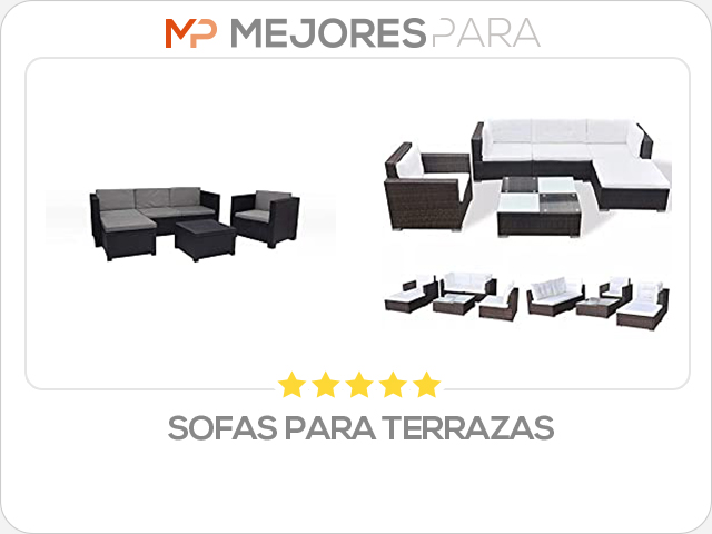 sofas para terrazas