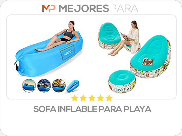 sofa inflable para playa