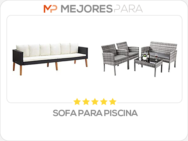 sofa para piscina