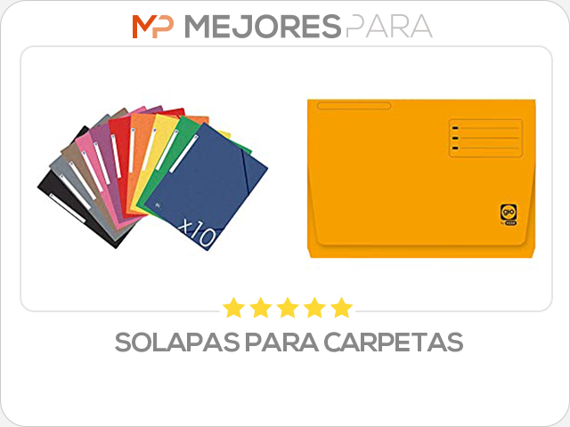 solapas para carpetas