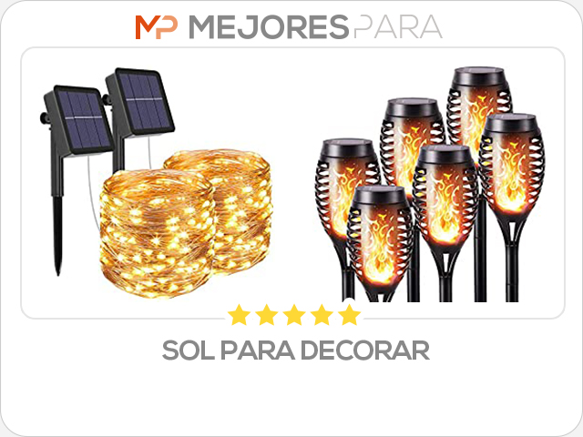 sol para decorar