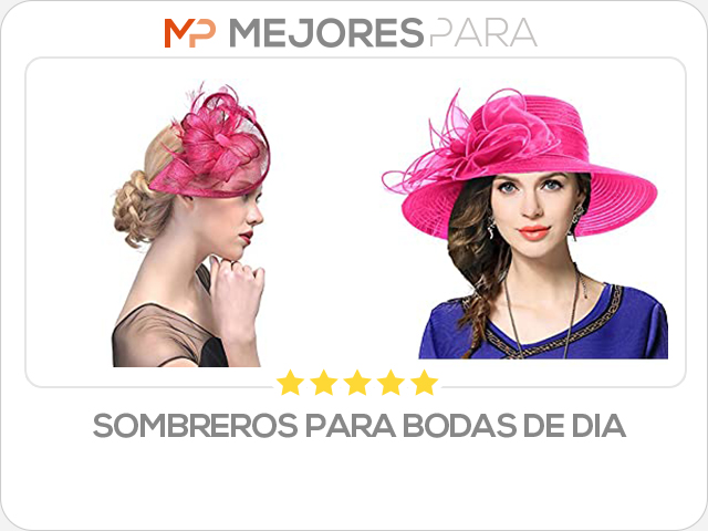 sombreros para bodas de dia