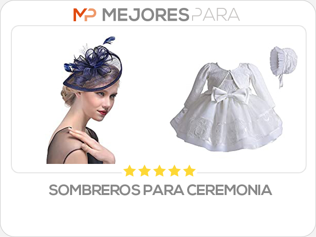 sombreros para ceremonia