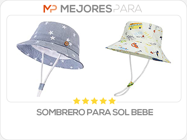 sombrero para sol bebe