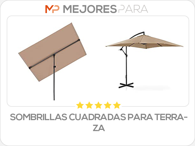 sombrillas cuadradas para terraza