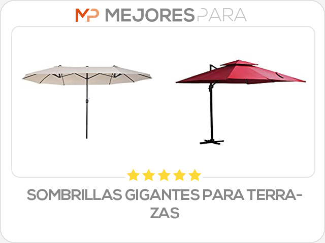 sombrillas gigantes para terrazas