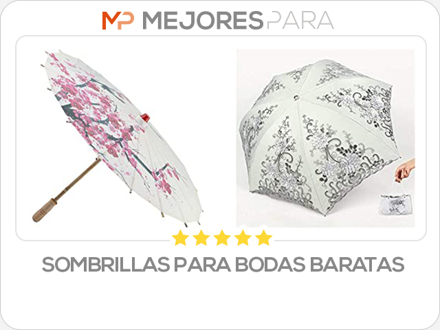 sombrillas para bodas baratas