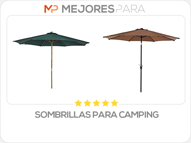 sombrillas para camping