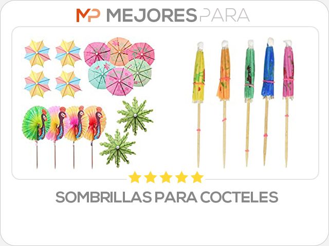 sombrillas para cocteles