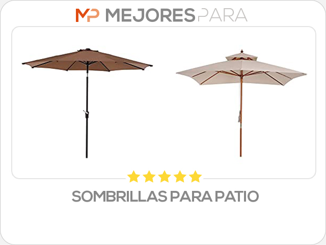 sombrillas para patio